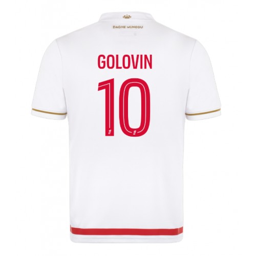 AS Monaco Aleksandr Golovin #10 Hemmatröja 2025-26 Kortärmad